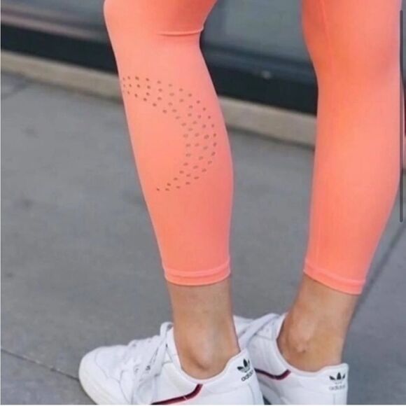 ZYIA active coral moon brilliant high rise leggings 2 - Picture 3 of 5